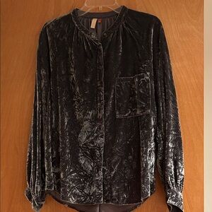 Pilcro Velvet Top